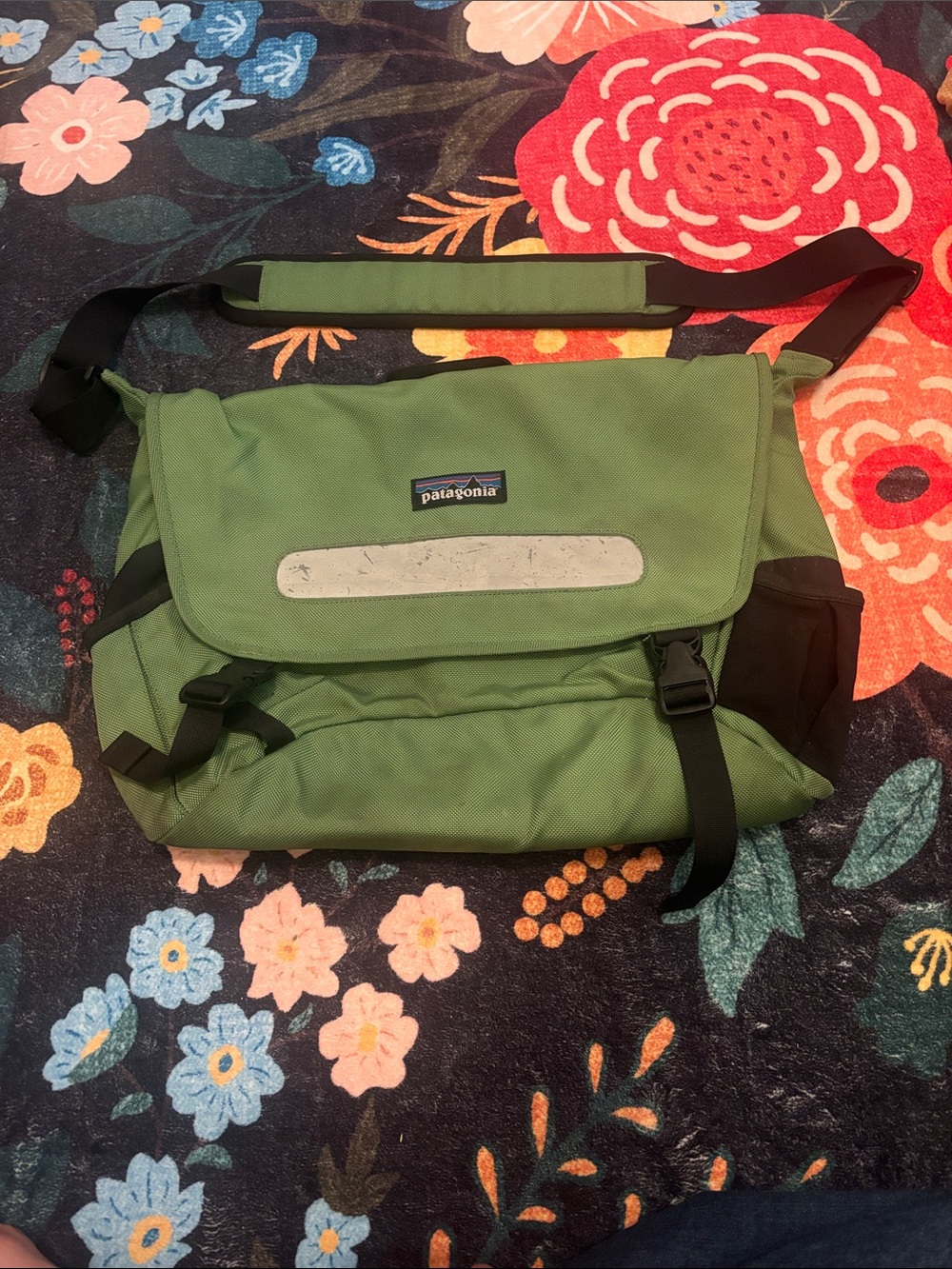Patagonia vintage critical mass Green Messenger Bag
